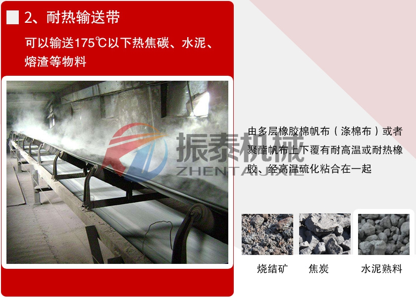耐熱皮帶輸送機(jī)