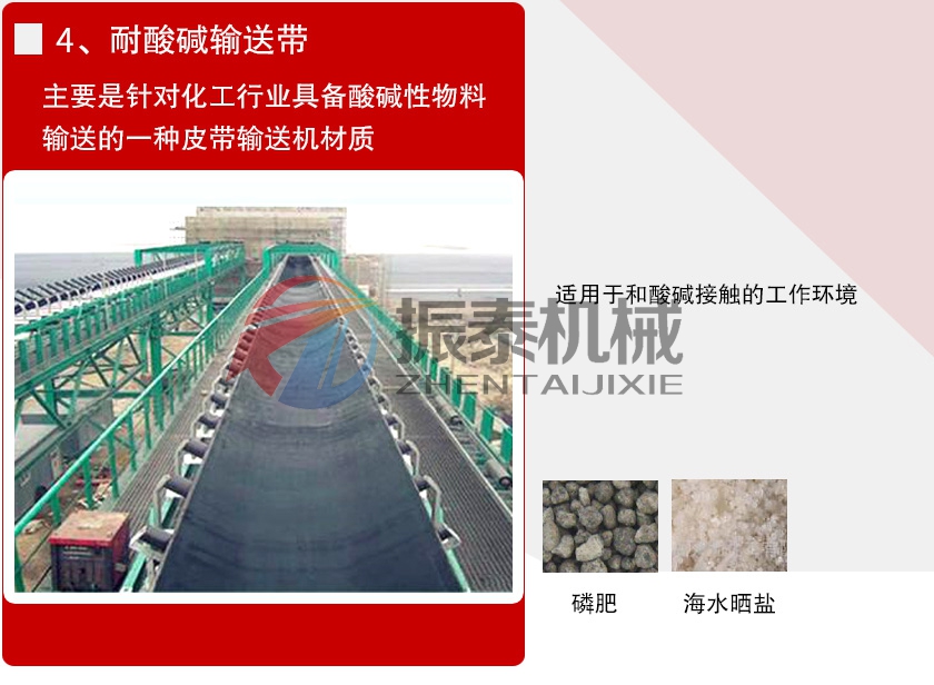 耐酸堿皮帶輸送機(jī)
